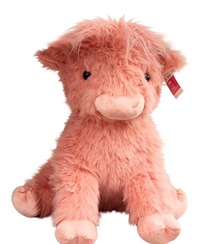 Highland Cow Plush Toy Doll — scale reference