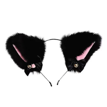 Cute Fox Ears Headdress Photo Cat Maid — detail