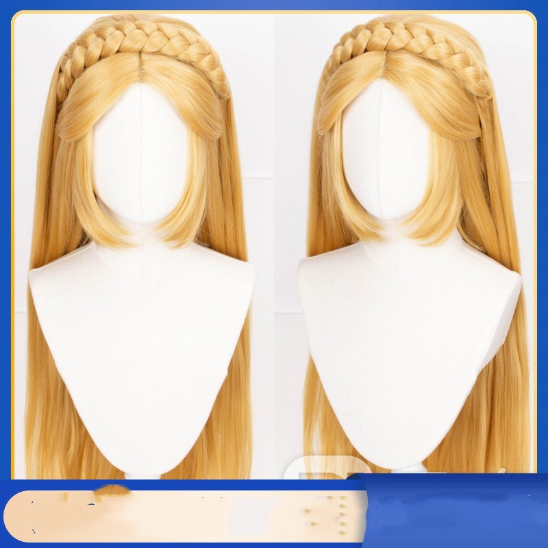 Link Cosplay Wig - Breath of the Wild — back view