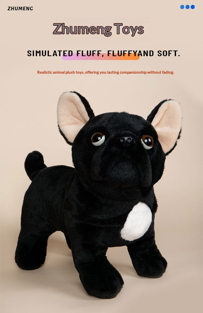 Black Plush Doll With Mesh Bag | Magic Stories