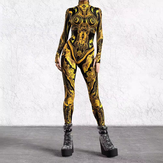 3D Digital Printing Cosplay One-piece Play Costume — Painted Designs 1 to 9