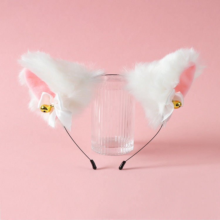 Cute Fox Ears Headdress Photo Cat Maid — in use