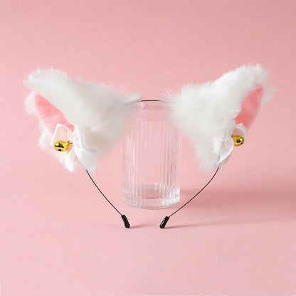 Cute Fox Ears Headdress Photo Cat Maid — in use