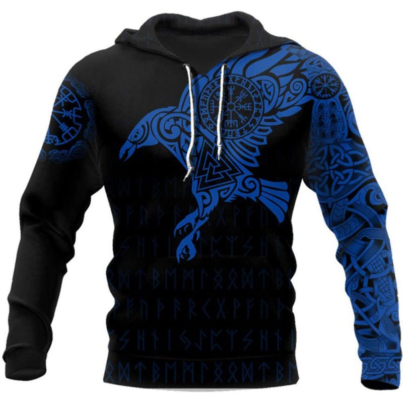 Viking Tattoo Anime Game Sweater — side view