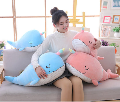 Narwhal doll plush toy pillow | Magic Stories