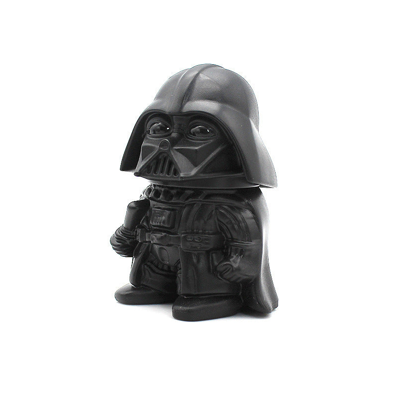 Star Wars Everyday Carry 3-Pack — Black Warrior Figure, Keychain Bottle Opener & Spacecraft Keyring