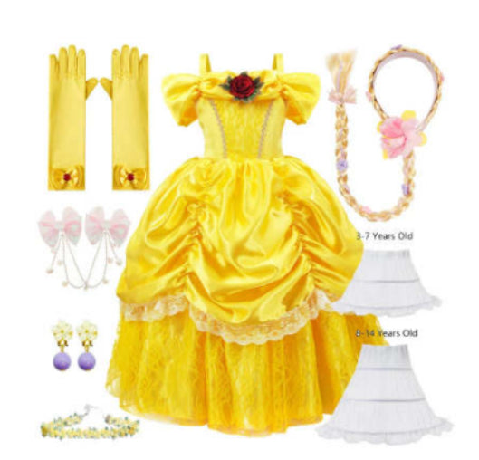 Girls Halloween Costume Princess Dress | Magic Stories