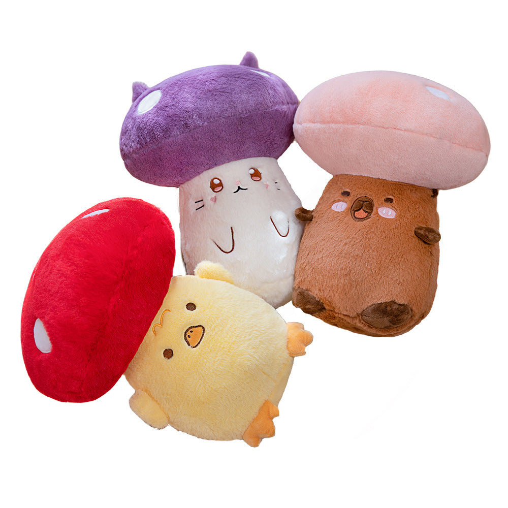 Small Animal Mushroom Series Plush Toy Doll