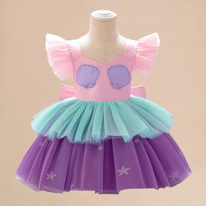 Mermaid Costume Girls' Double Layer Gauzy | Magic Stories