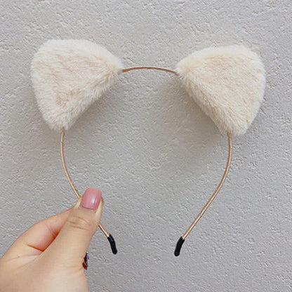 Plush Cat Ear Headband Hairpin For Hair | Magic Stories