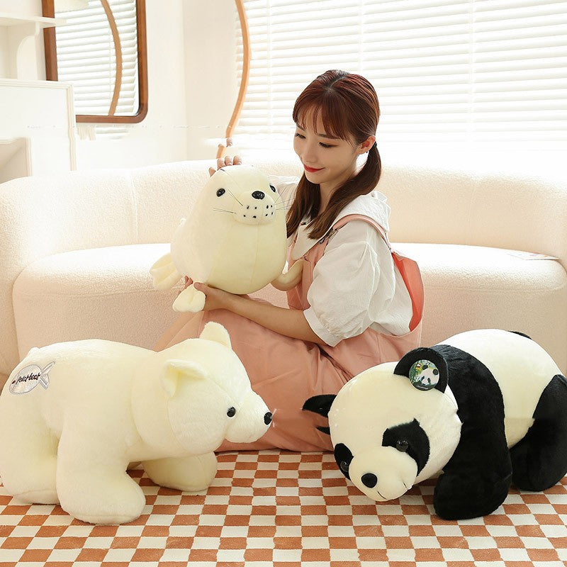 Cute Panda Polar Bear Doll Plush Toys | Magic Stories