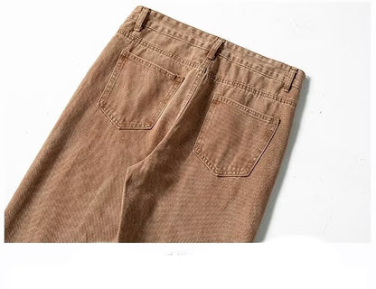 Harajuku Art Youth Fashion Versatile Jeans — scale reference
