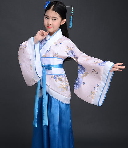 Children's Han Chinese Costume Tang Suit | Magic Stories