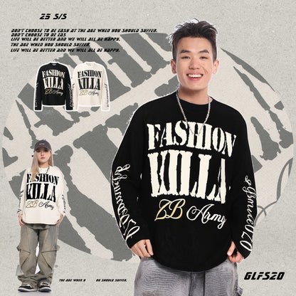Gothic-style Streetwear Mens Long-sleeve | Magic Stories