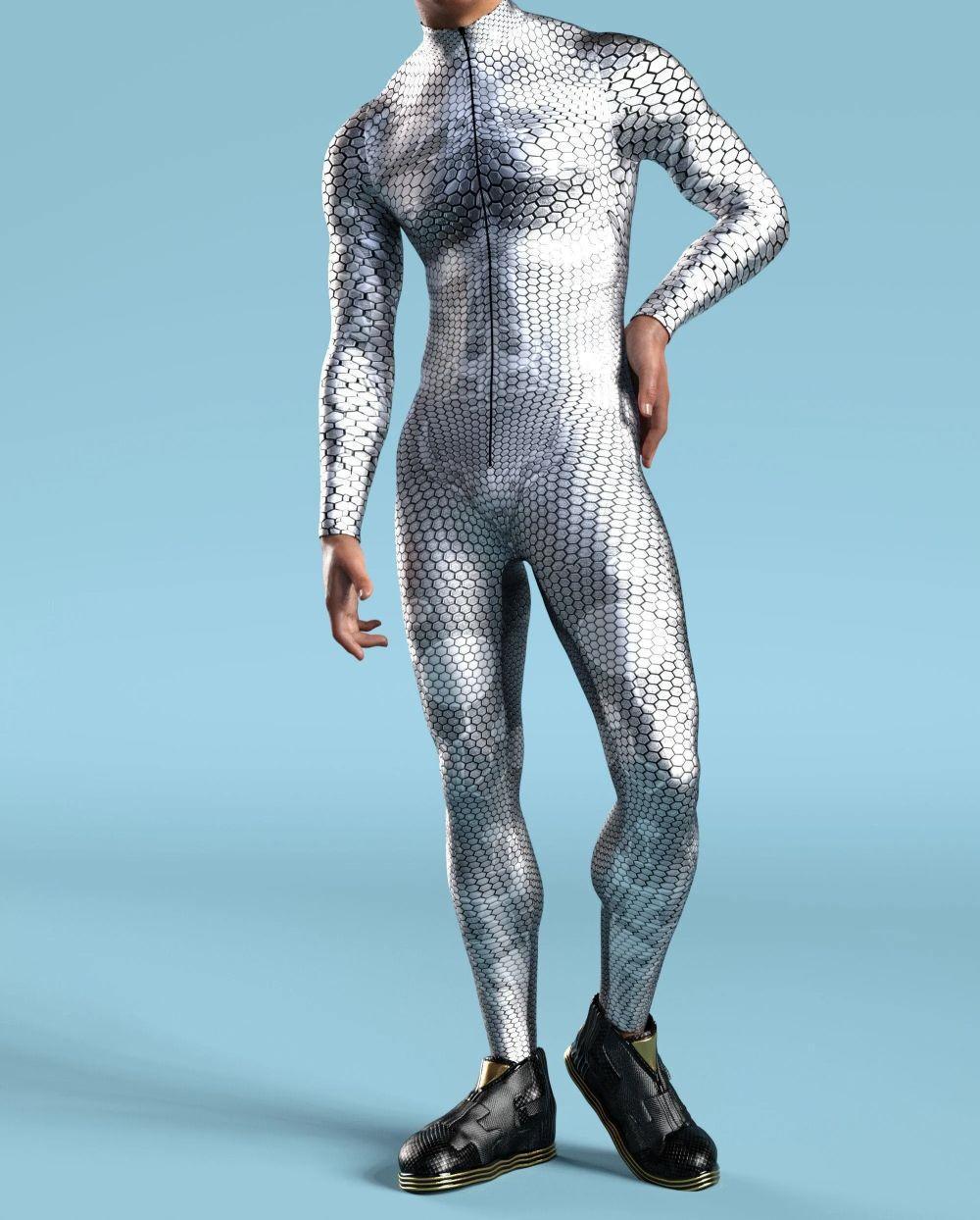 3D Digital Printing Cosplay One-piece Play Costume — in use