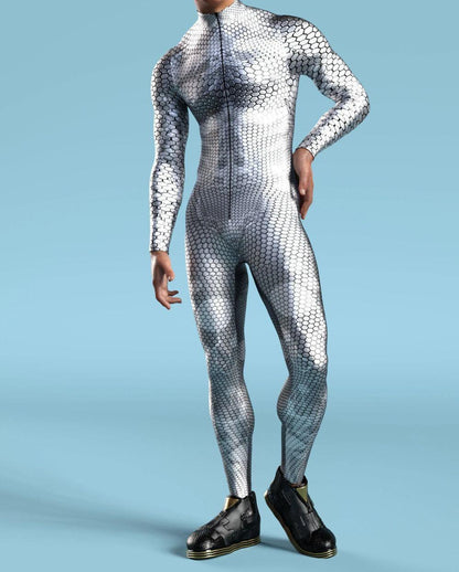 3D Digital Printing Cosplay One-piece Play Costume — in use
