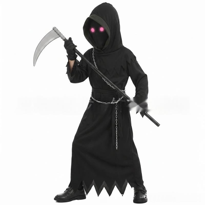Red-Eyed Glowing Grim Reaper Costume | Magic Stories