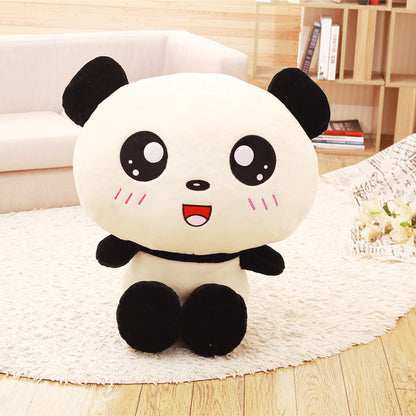 70cm Kawaii Big Head Panda Plush Toys Stuffed Soft Animal Pillow Cute Bear Gift for Children Kids Baby — scale reference