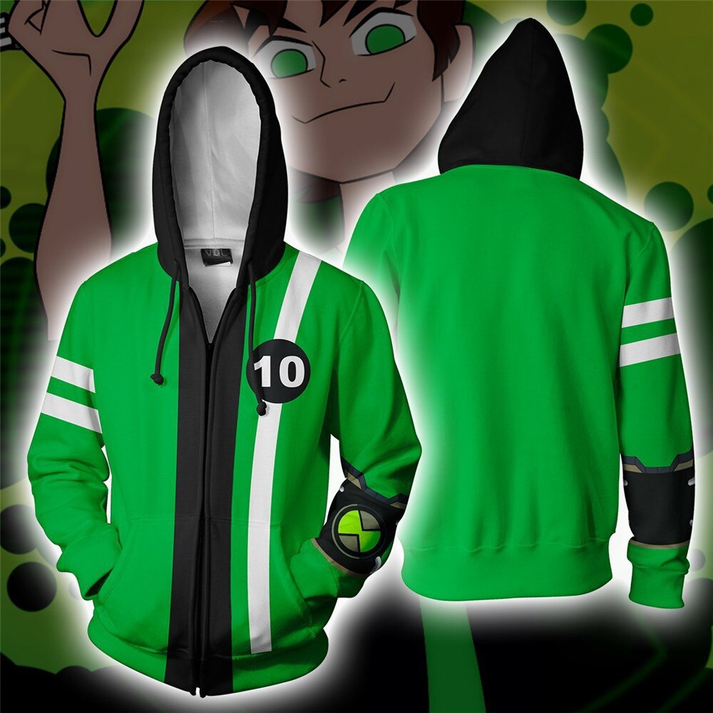 3D Anime Print Zip Shirt | Magic Stories