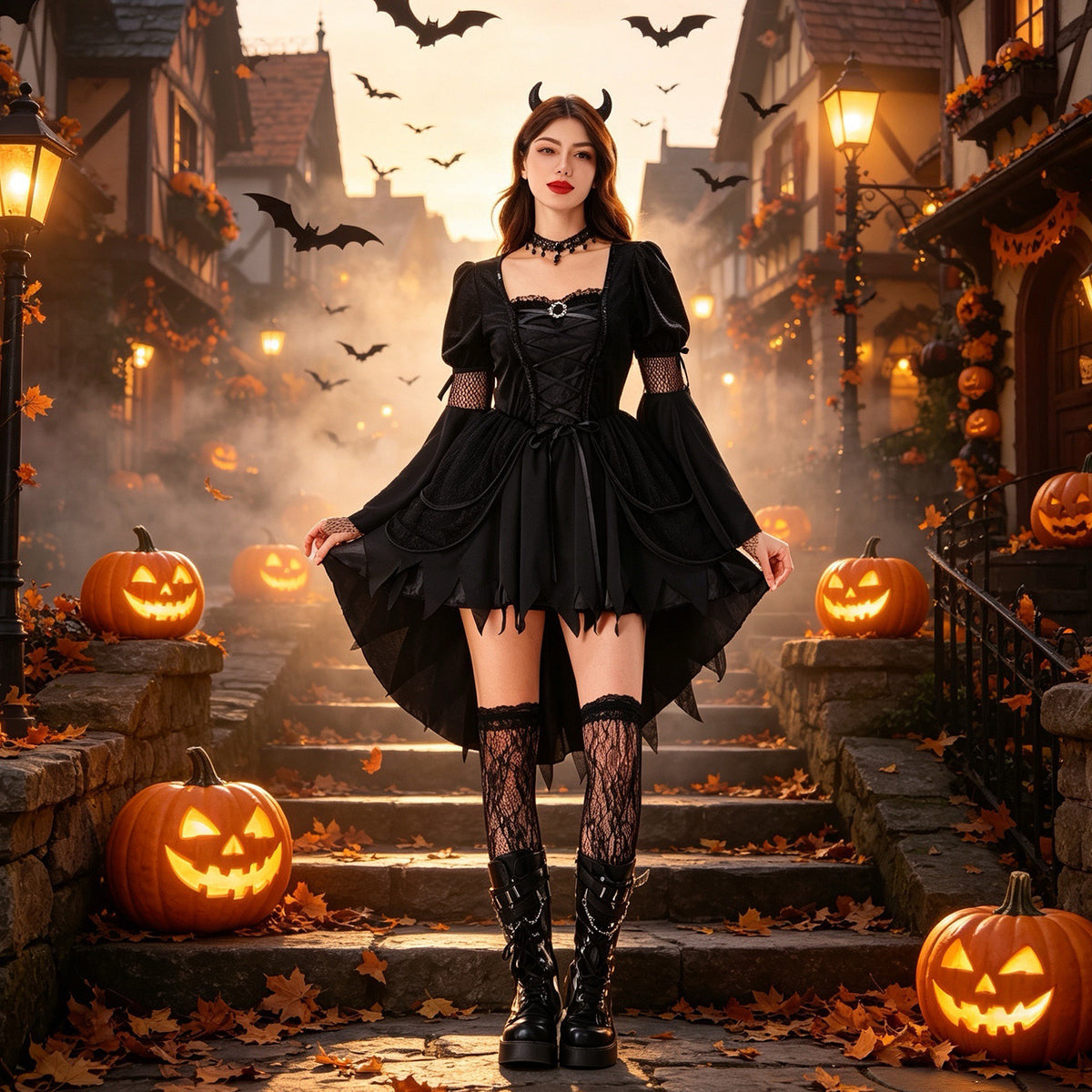 Halloween Fashion Witch Costume Dress | Magic Stories