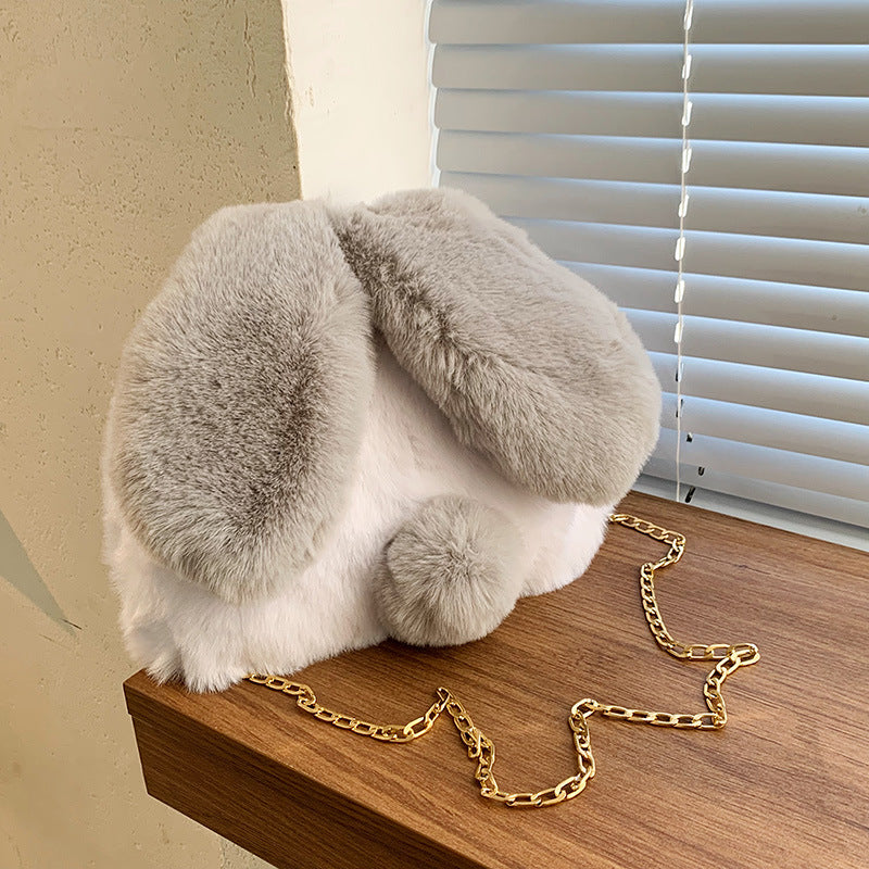 Cute Plush Ears Bunny Tail Fashion Macaron | Magic Stories