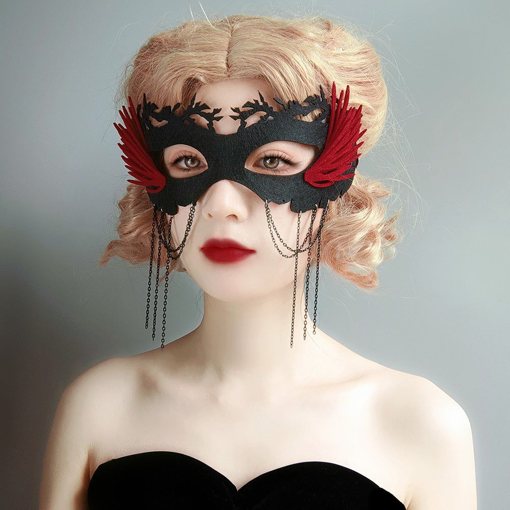 Half Face Mask Halloween Masquerade | Magic Stories