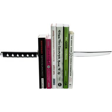 Creative British Katana Ninja Bookends Creative Ornaments — detail