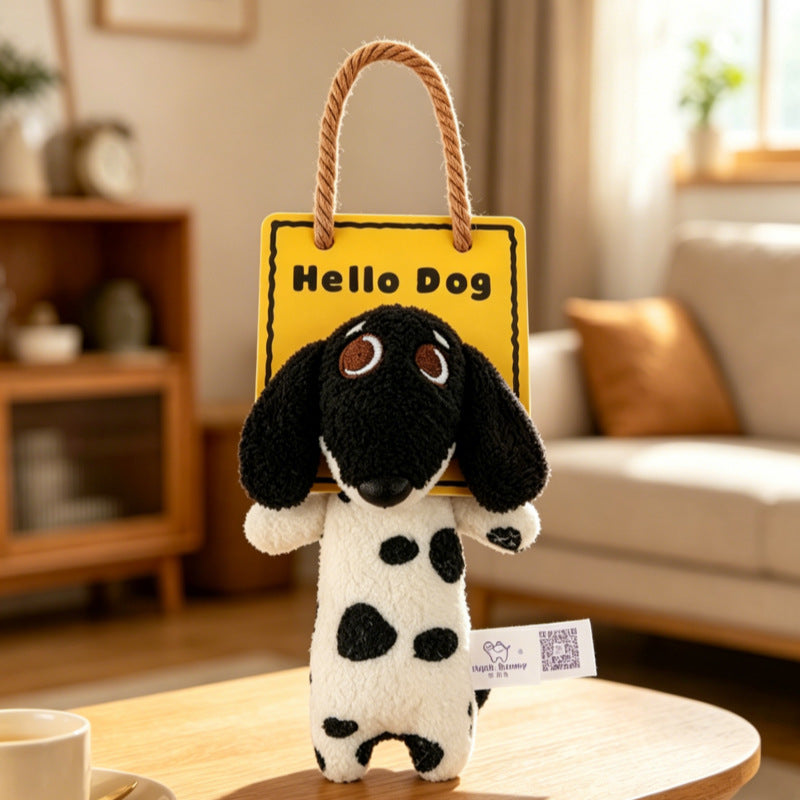 Plush Stuffed Toy, Working Dachshund, Bag | Magic Stories