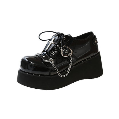 Punk Platform Shoes Dark Lolita Platform | Magic Stories