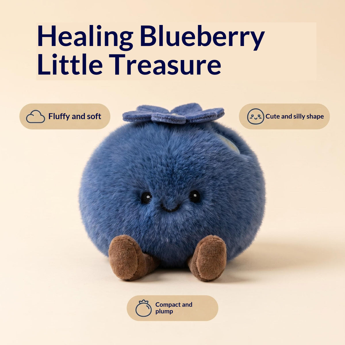 Blueberry Plush Toy Doll Ornament Bag Charm | Magic Stories
