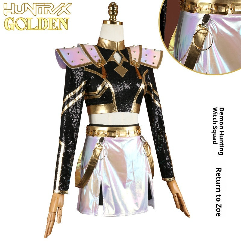 Kpop Witch Hunting Group Zoe Cos Costume — detail