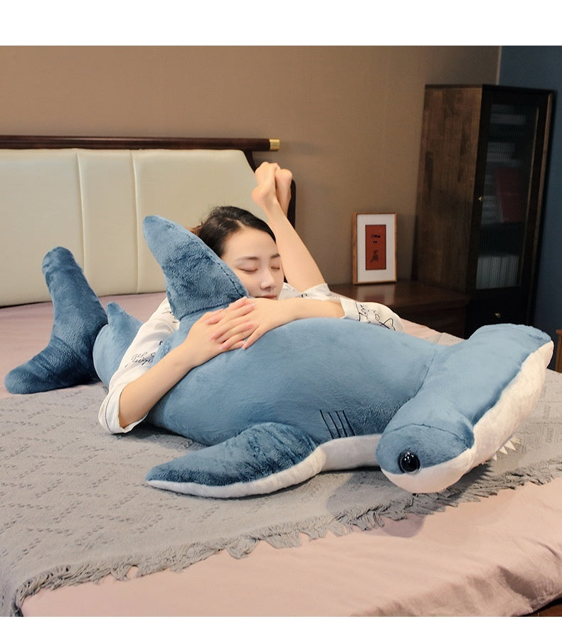 Cartoon Whale Shark Doll Plush Toys — side view