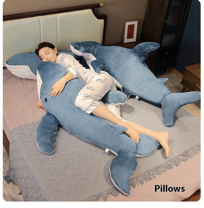 Cartoon Whale Shark Doll Plush Toys — scale reference