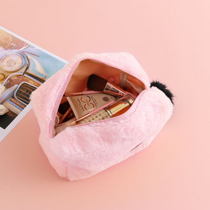 Plush Cosmetic Bag Korean Style Fashion | Magic Stories