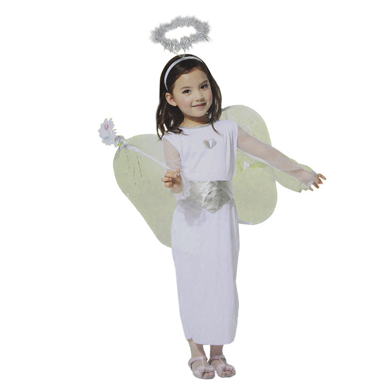 Children's Clothing Girls Angel Dress Costume Party Costumes — detail