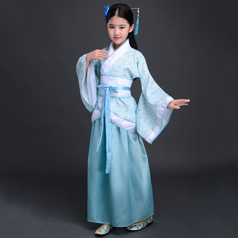 Children's Han Chinese Costume Tang Suit | Magic Stories
