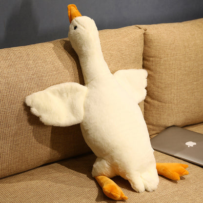 Big White Goose Doll Pillow Children's Plush | Magic Stories