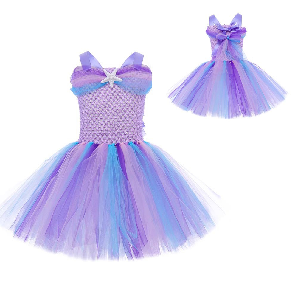 Mermaid Princess Dress Dance Costume — side view