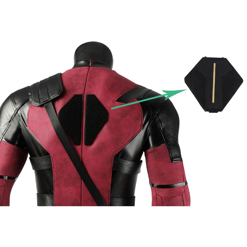 Deadpool Wade Wilson Cosplay Costume — in use