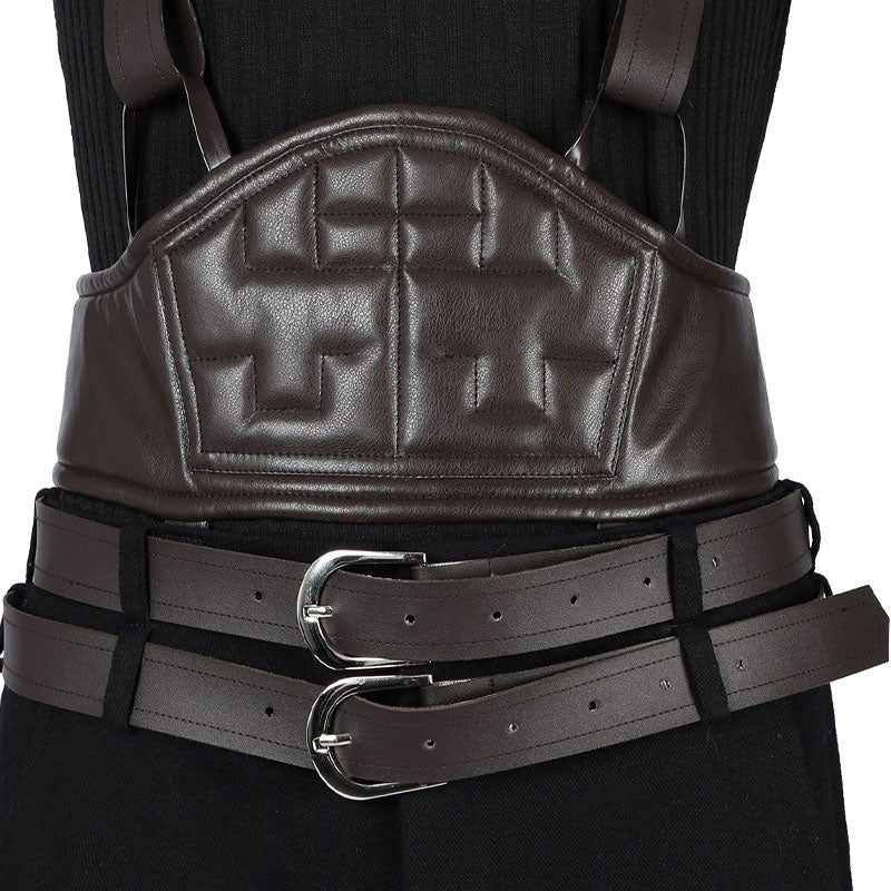 Final Fantasy VII Zack Fair Cosplay Costume — back view