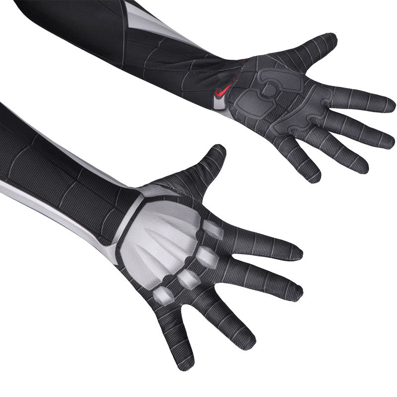 Spider-Man PS5 Miles Morales Symbiote Suit Kids Cosplay — in use
