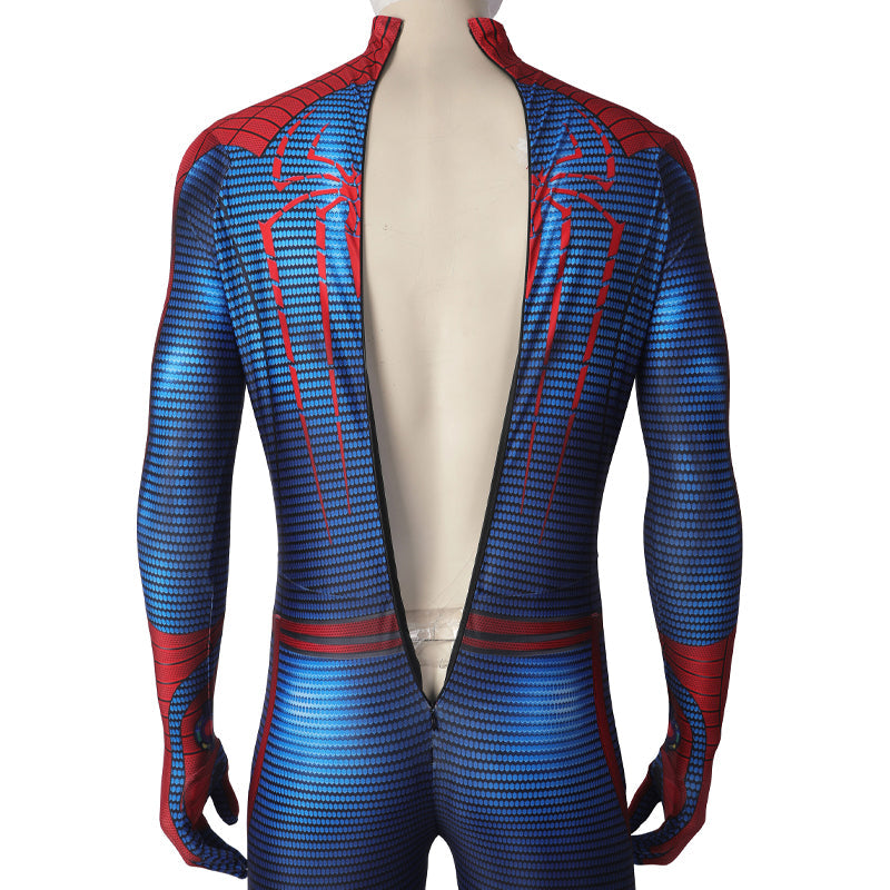 Spider-Man PS5 Amazing Suit Jumpsuit Cosplay Costumes — back view