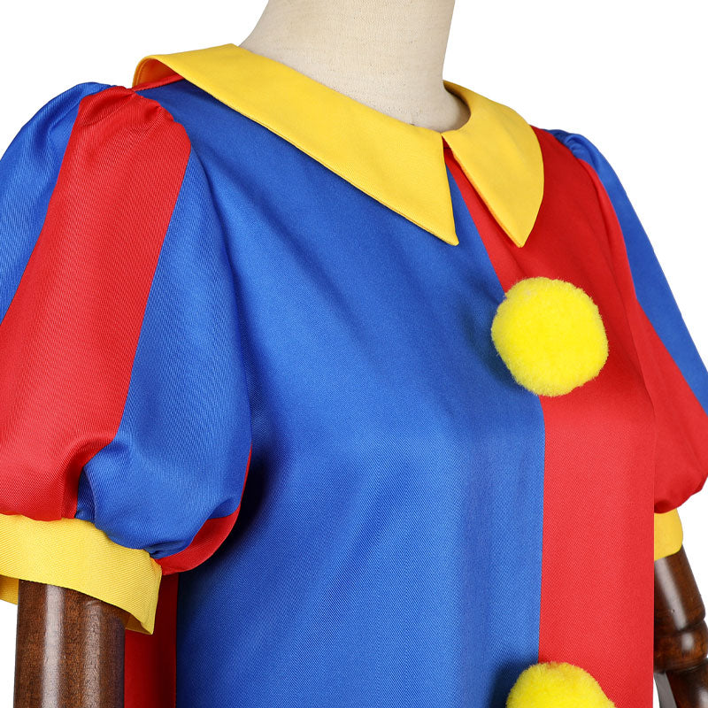 The Amazing Digital Circus Pomni Cosplay Costume — back view