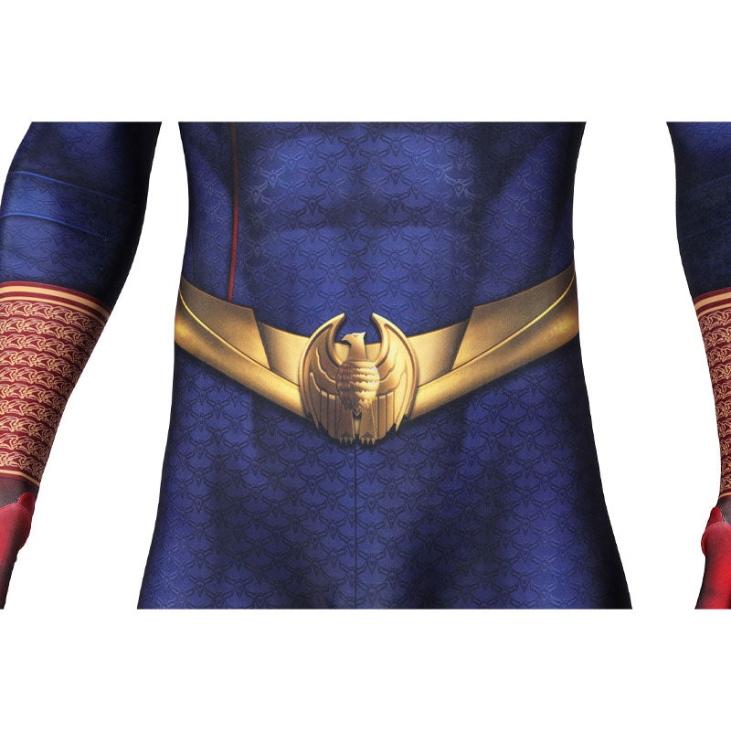 The Boys Homelander Fullset Jumpsuit Cosplay Costume — back view