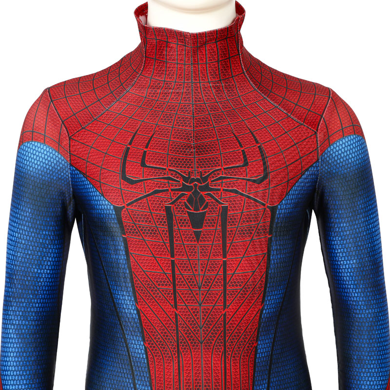 The Amazing Spider-Man Peter Parker Kids Cosplay Costume — back view