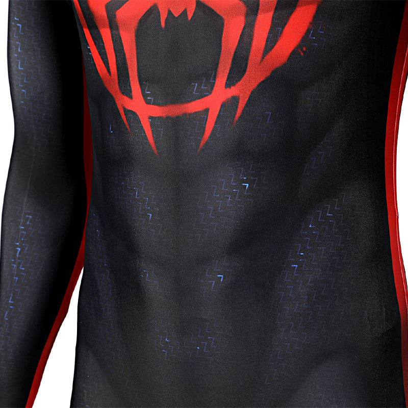 Spider-Man: Across the Spider-Verse Miles Morales Jumpsuit Cosplay Costume — back view