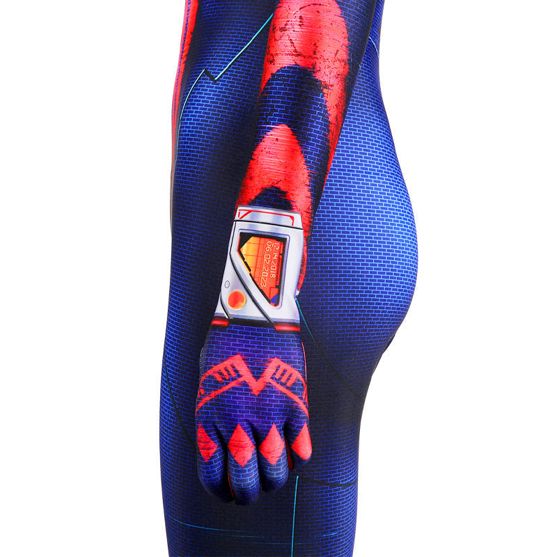 Spider-Man 2099 Miguel O'Hara Female Cosplay Costume — back view