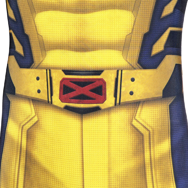 Deadpool & Wolverine Sleeveless Jumpsuit Cosplay Costume — back view