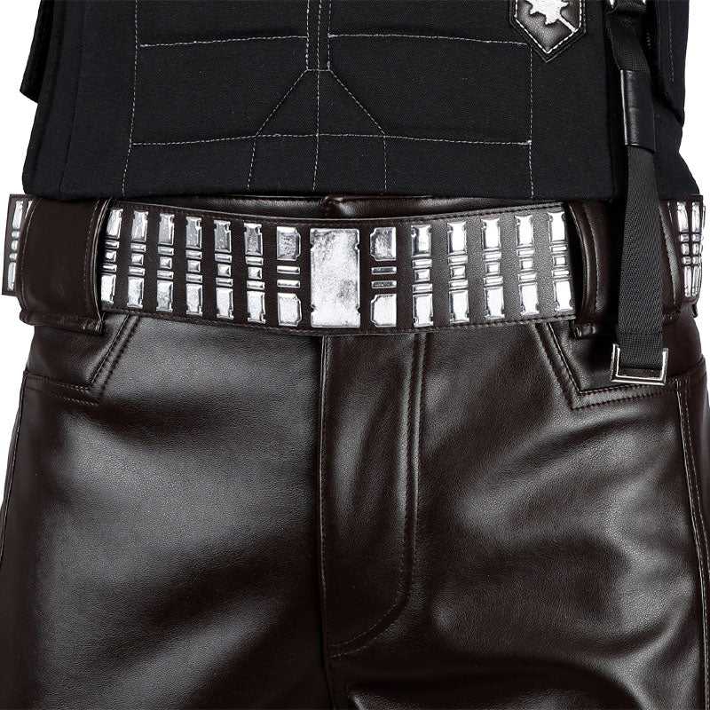 Cyberpunk 2077 Johnny Silverhand Cosplay Costume — back view