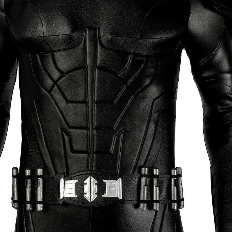 The Flash Batman Bruce Wayne Jumpsuit Cosplay Costume — back view